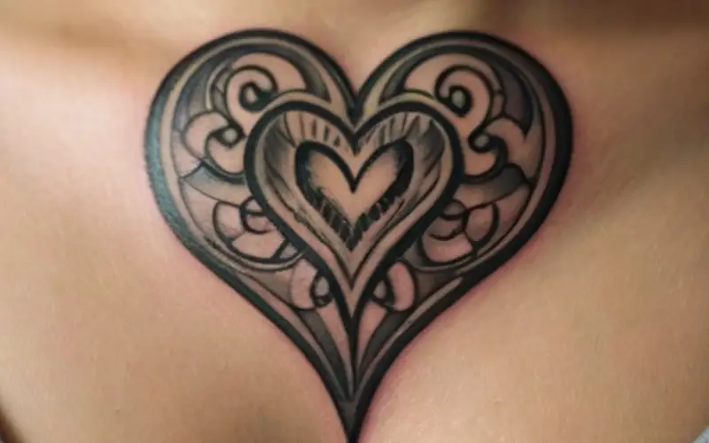 Heart Tattoos with Names1